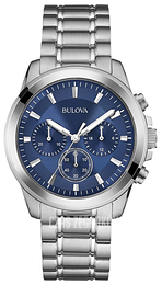 Bulova Bracelet Niebieski/Stal Ø40 mm 96A178