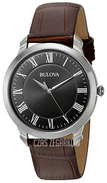 Bulova Dress Czarny/Skóra Ø41 mm 96A184