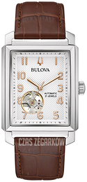 Bulova Sutton Srebrny/Skóra 96A268