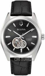 Bulova Surveyor Czarny/Skóra Ø42 mm 96A273