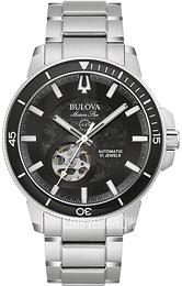 Bulova Marine Star Czarny/Stal Ø45 mm 96A290
