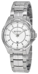 Bulova Bracelet Biały/Stal Ø42 mm 96B147
