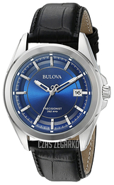 Bulova Precisionist Niebieski/Skóra Ø42 mm 96B257