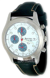 Bulova Marine Star Biały/Skóra Ø38 mm 96B30