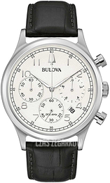 Bulova Biały/Skóra Ø43 mm 96B354