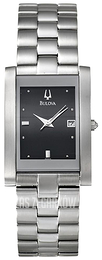 Bulova Bracelet Czarny/Stal 96B59