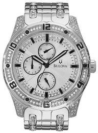 Bulova Srebrny/Stal Ø43 mm 96C106