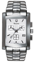 Bulova Bracelet Biały/Stal 96G08