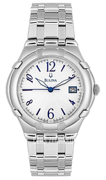 Bulova Dress Biały/Stal Ø34 mm 96G11