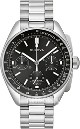 Bulova Lunar Pilot Czarny/Stal Ø43.5 mm 96K111