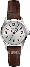 Bulova Dress Srebrny/Skóra Ø27.3 mm 96L197