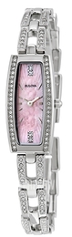 Bulova Różowy/Stal 96L208