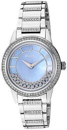 Bulova Crystal Niebieski/Stal Ø32 mm 96L260