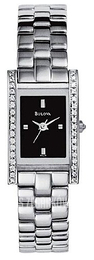 Bulova Crystal Czarny/Stal 96L38