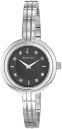 Bulova Rhapsody Czarny/Stal Ø30 mm 96P215