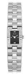 Bulova Diamond Czarny/Stal 96R01