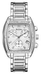 Bulova Highbridge Biały/Stal 96R163