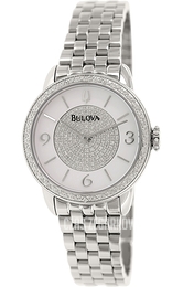 Bulova Biały/Stal Ø32 mm 96R184