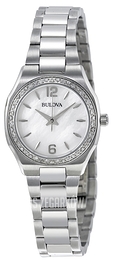 Bulova Diamond Biały/Stal Ø26 mm 96R199