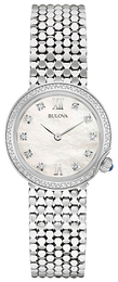 Bulova Diamond Biały/Stal Ø28 mm 96R206
