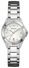 Bulova Diamond Biały/Stal Ø27 mm 96W205