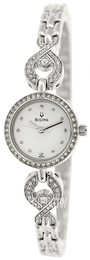 Bulova Crystal Biały/Stal Ø27 mm 96X115