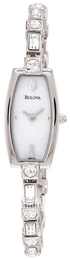 Bulova Crystal Biały/Stal 96X116