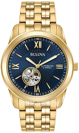 Bulova Niebieski/Stal w odcieniu złota Ø42 mm 97A131