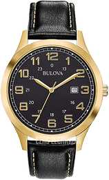 Bulova Czarny/Skóra Ø42 mm 97B181