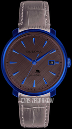 Bulova Szary/Skóra Ø40 mm 97B201