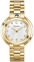 Bulova Diamond Srebrny/Stal w odcieniu złota Ø35 mm 97P125