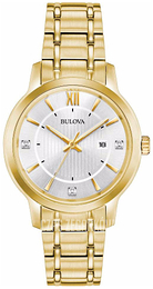 Bulova Diamond Srebrny/Stal w odcieniu złota Ø32 mm 97P127