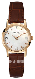 Bulova Diamond Biały/Skóra Ø27 mm 97S105