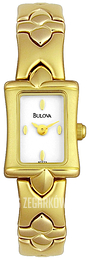 Bulova Biały/Pozlacana Ø14 mm 97T73
