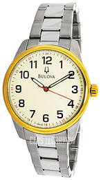 Bulova Kremowy/Stal Ø40 mm 98A126