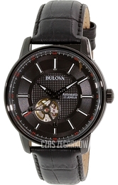 Bulova Czarny/Skóra Ø45 mm 98A139