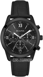 Bulova Classic Czarny/Skóra Ø40 mm 98A152