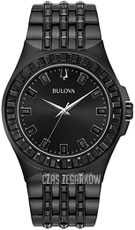 Bulova Czarny/Stal Ø42 mm 98A240