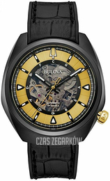 Bulova Żółte złoto/Skóra Ø44.5 mm 98A241