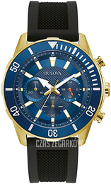 Bulova Niebieski/Guma Ø44 mm 98A244