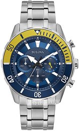 Bulova Niebieski/Stal Ø44 mm 98A245