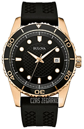 Bulova Czarny/Guma Ø43 mm 98B261