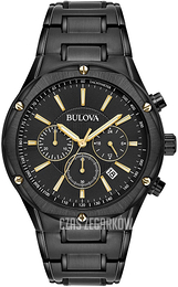 Bulova Czarny/Stal Ø43 mm 98B287