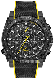 Bulova Precisionist Czarny/Guma Ø46.5 mm 98B312