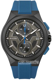 Bulova Maquina Szary/Guma Ø46 mm 98B380