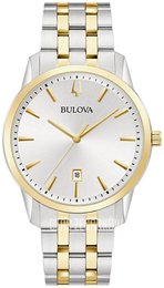 Bulova Sutton Srebrny/Stal w odcieniu złota Ø40 mm 98B385