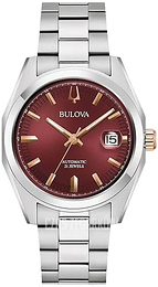 Bulova Surveyor Czerwony/Stal Ø39 mm 98B422