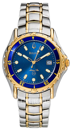 Bulova Marine Star Niebieski/Stal w odcieniu złota Ø38 mm 98B94