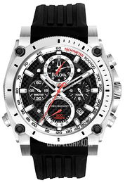 Bulova Precisionist Czarny/Guma Ø46 mm 98G172