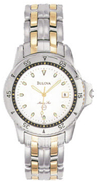 Bulova Marine Star Biały/Stal w odcieniu złota Ø38 mm 98G48